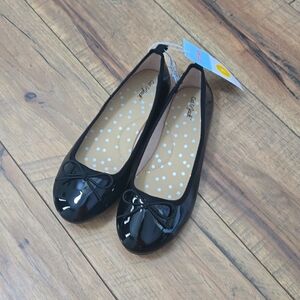 Girls Black Ballet Slippers